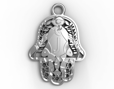 Sterling Silver Peace Pendants - Hamsa Gifts