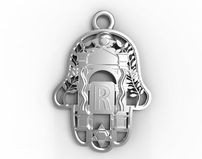 Sterling Silver Passages Pendants - Hamsa Gifts