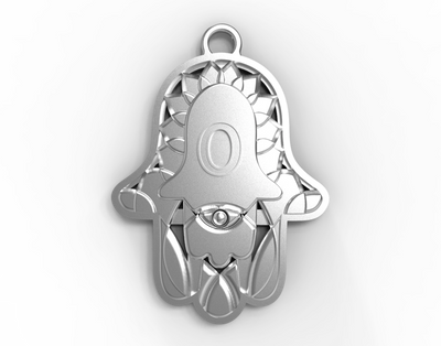 Sterling Silver Splendor Pendants - Hamsa Gifts