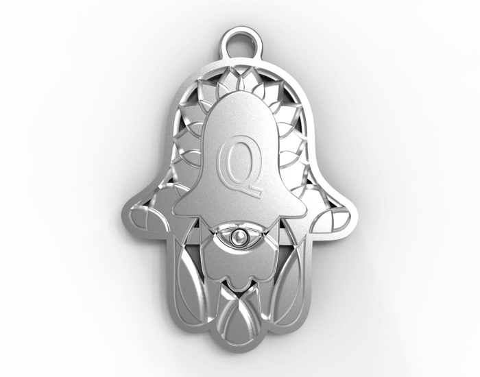 Sterling Silver Splendor Pendants - Hamsa Gifts