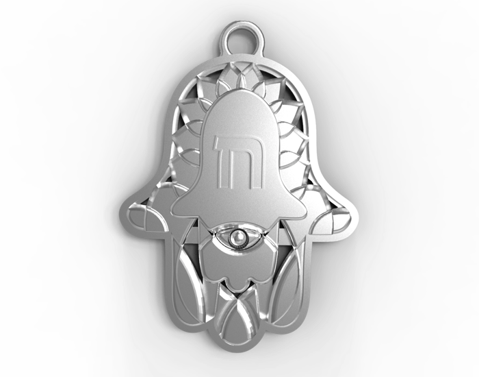 Sterling Silver Splendor Pendants - Hamsa Gifts